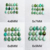 4x6mm, 5x7mm, 6x8mm, 6x9mm Tibetan Turquoise Cabochon, Pear Turquoise Stone AA+, MM Turquoise Gemstone For Jewelry Calibrated Stone