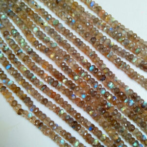 6MM Multi Stone Rondelle Beads