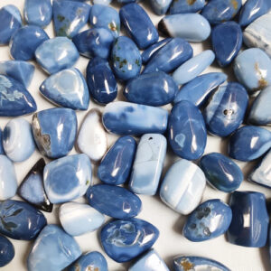 Blue Opal Tumble Stone, Opal Tumble, Blue Opal Loose Tumbled, Healing Stone, Opal Beads Reiki Tumbles, Crystal Craft kits for Jewelry Making