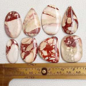 Brecciated Jasper Cabochon, Bulk Jasper Gemstone, Brecciated Jasper Crystal Wholesale for Jewelry, Crafting