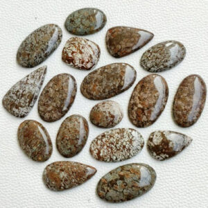 Brown Snowflake Obsidian Cabochon Lot, Wholesale Obsidian Gemstone, Bulk Obsidian Crystal Mix Shape/Size Stone For Jewelry Beads Supply