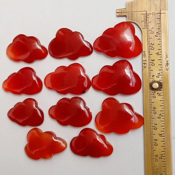 Carnelian Onyx Cloud Stone for DIY Jewelry, Red Onyx Cloud Gemstone, Cloud Crystal Gemstone, Wholesale Cloud Cabochon For Jewelry, Pendants